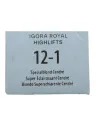 Schwarzkopf Igora Royal Highlifts 12-1 - Rubio Especial Ceniza 60 ml